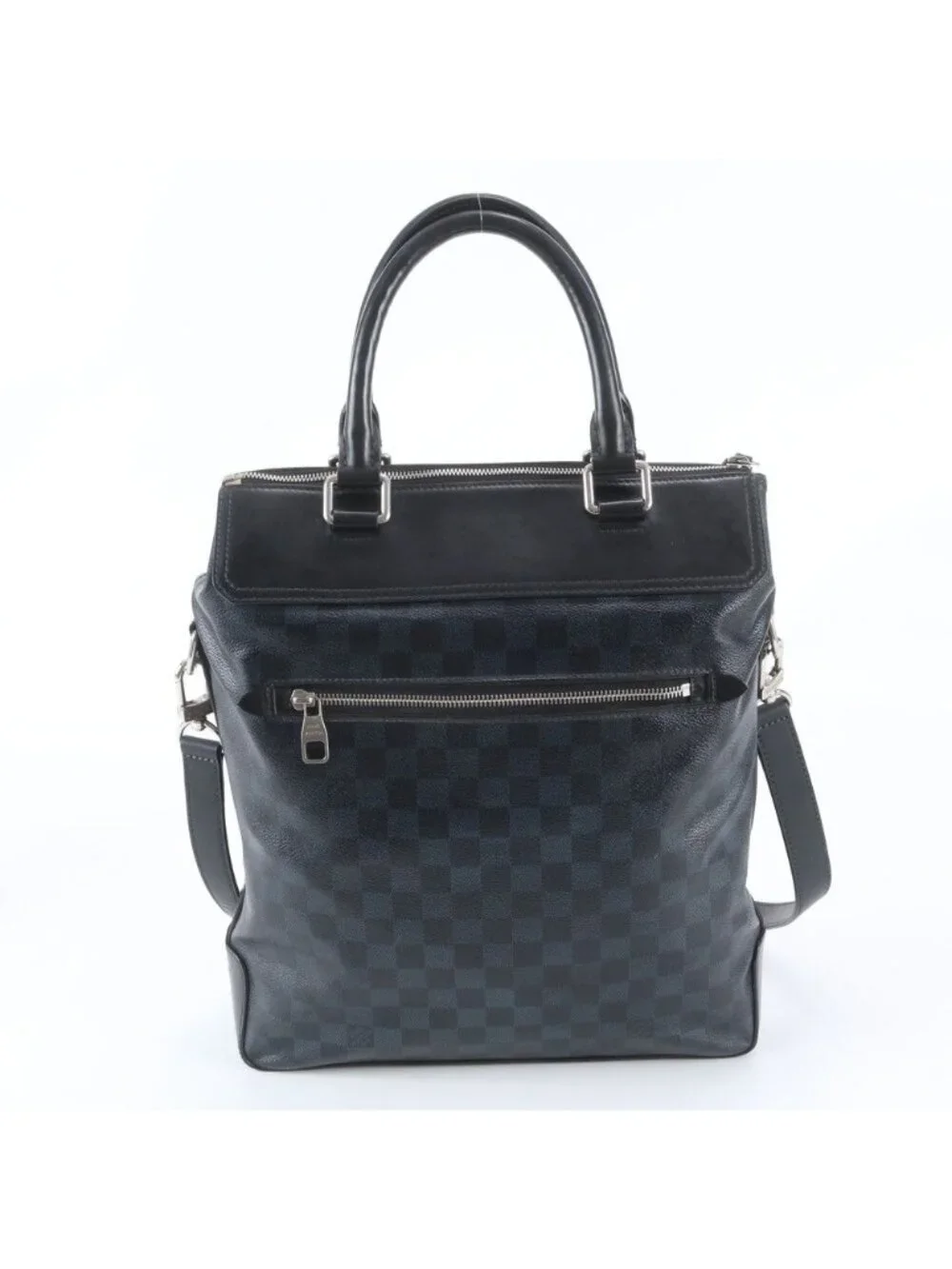 Louis Vuitton Damier Cobalt Greenwich Leather 2-Way Shoulder Bag Crossbody